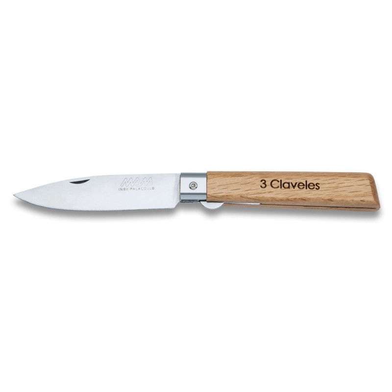 Navaja con punta y bloqueo de hoja