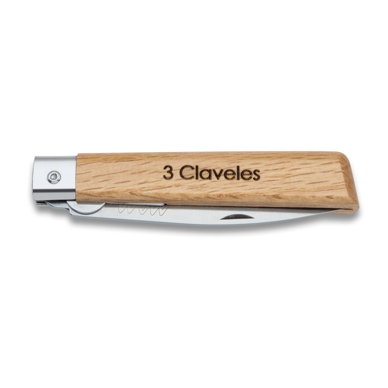 Navaja con punta y bloqueo de hoja