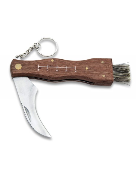 Navaja setas con brocha, medidor y funda
