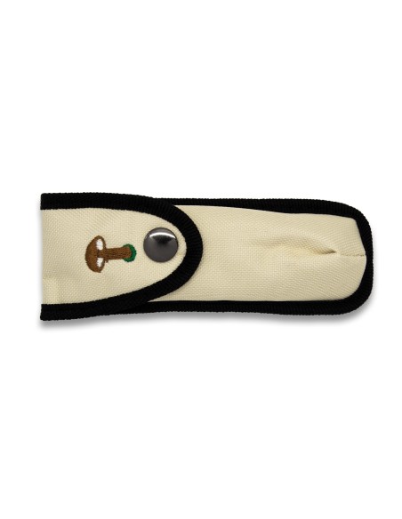 Navaja setas con brocha, medidor y funda