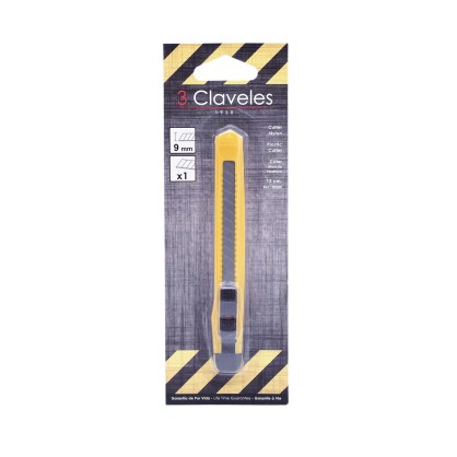 Cutter Nylon Cierre de Seguridad 9 mm 2