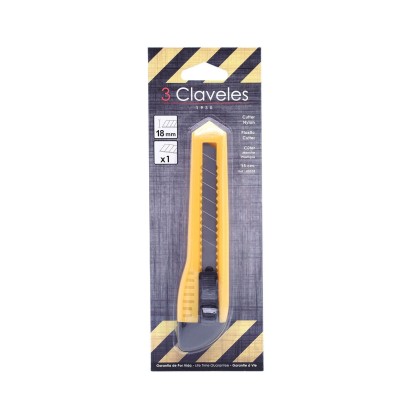 Cutter Nylon Cierre de Seguridad 18 mm 2