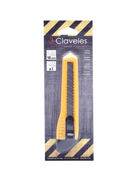 Cutter Nylon Cierre de Seguridad 18 mm