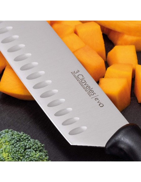 Cuchillo Santoku Alveolado Evo