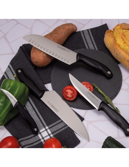 Cuchillo Santoku Alveolado Evo
