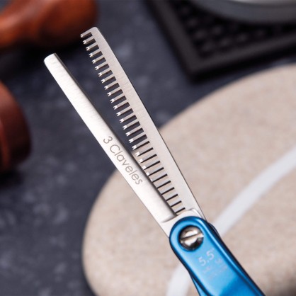 Dur Es 28 Hairdressing Scissors blue 2