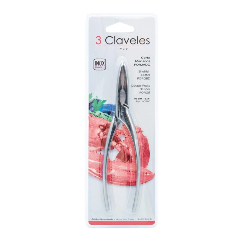Coupe-fruits de mer Forgé | 3 Claveles