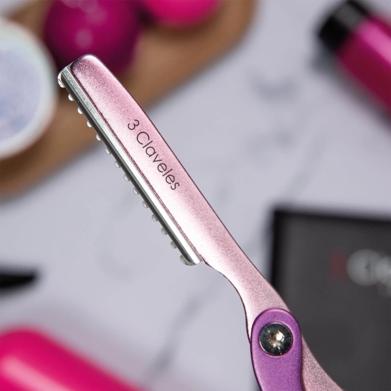 Pink Hairdressing Razor Ergo | 3 Claveles