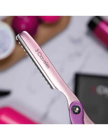 Pink Hairdressing Razor Ergo | 3 Claveles