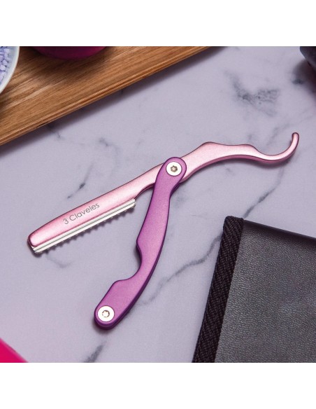 Pink Hairdressing Razor Ergo | 3 Claveles
