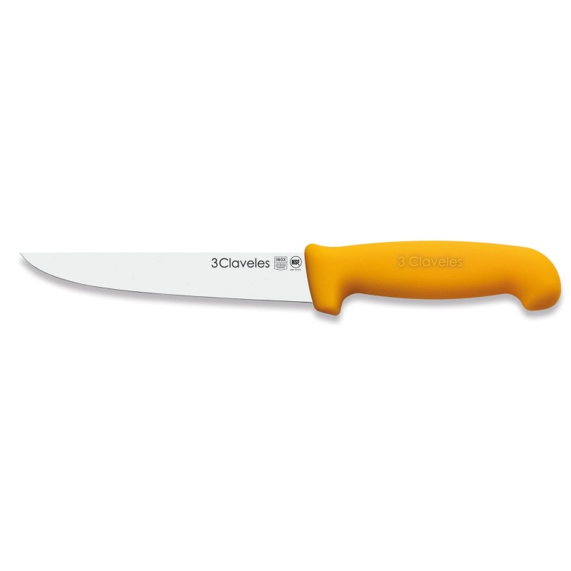 Wide Boning Knife yellow | 3 Claveles
