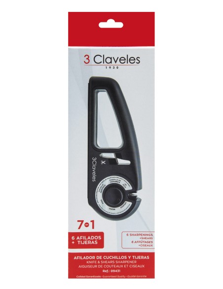 Afilador Cuchillos y Tijeras 7en1