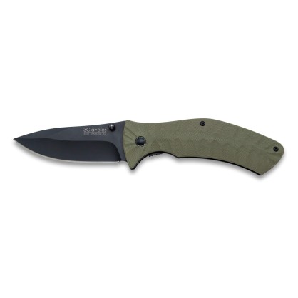 Navaja Jungle acero 3Cr verde | 3 Claveles