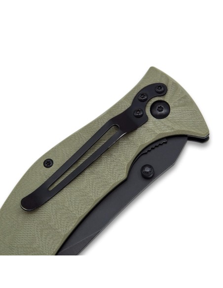 Navaja Jungle acero 3Cr verde | 3 Claveles