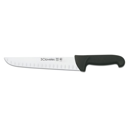 Proflex Hollow Edge Butcher Knife black | 3 Claveles