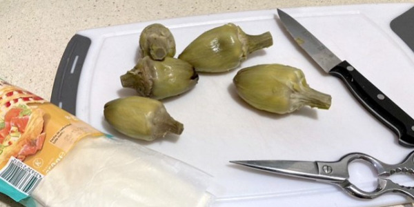 Alcachofas con jamón