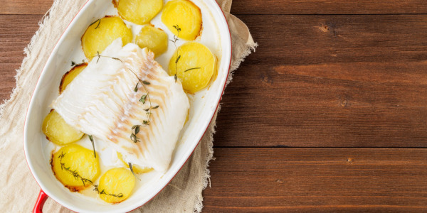 Bacalao confitado: Receta fácil paso a paso